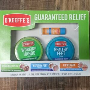 O Keeffe S Giftbox Lip Repair Stick Working Hands Healthy Feet NWT